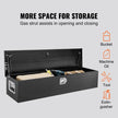 VEVOR Heavy Duty Aluminum Truck Bed Tool Box, Diamond Plate Tool Box with Side Handle and Lock Keys, Storage Tool Box Chest Box Organizer for Pickup, Truck Bed, RV, Trailer, 48