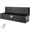VEVOR Heavy Duty Aluminum Truck Bed Tool Box, Diamond Plate Tool Box with Side Handle and Lock Keys, Storage Tool Box Chest Box Organizer for Pickup, Truck Bed, RV, Trailer, 48