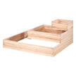 VEVOR Wooden Raised Garden Bed Planter Box 44.5x44.5x20.1