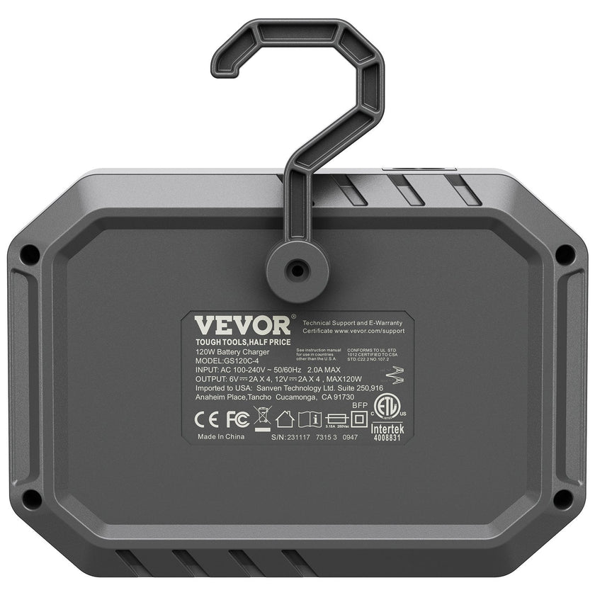 VEVOR Smart Battery Charger, 8-Amp, LiFePO4 Lead-Acid (AGM / Gel / SLA) Car Battery Charger, Fully-Automatic Charger Maintainer Desulfator for Boat Motorcycle Lawn Mower Golf Cart Marine Deep Cycle