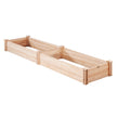 VEVOR Wooden Raised Garden Bed Planter Box 94.5x23.6x9.8
