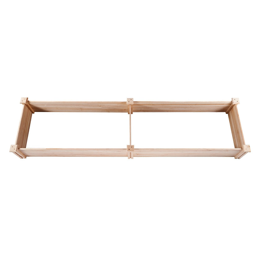 VEVOR Wooden Raised Garden Bed Planter Box 94.5x23.6x9.8