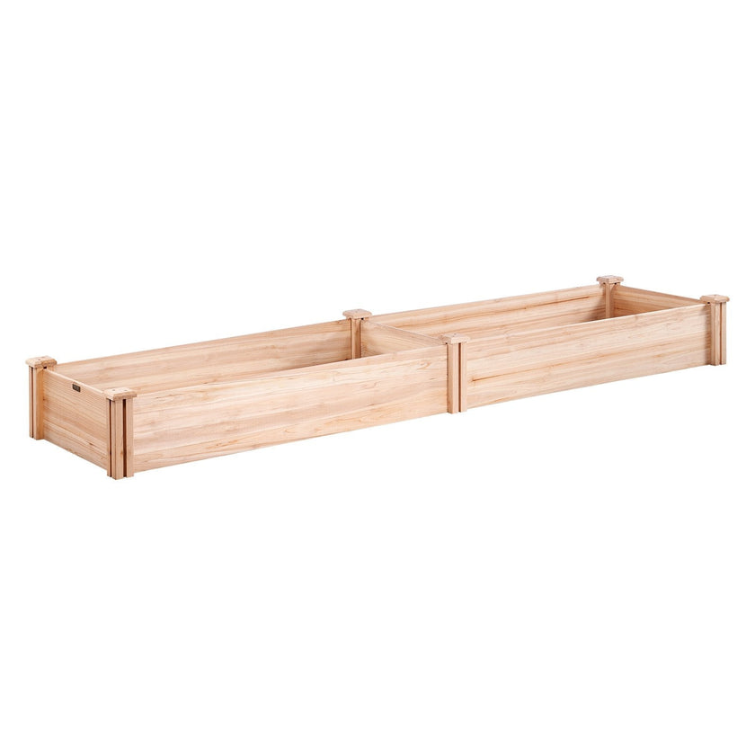 VEVOR Wooden Raised Garden Bed Planter Box 94.5x23.6x9.8
