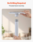 VEVOR Floor-to-Ceiling Transfer Pole 300 Lbs Capacity for 7-10 Ft Ceilings White