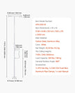 VEVOR Floor-to-Ceiling Transfer Pole 300 Lbs Capacity for 7-10 Ft Ceilings White