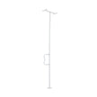 VEVOR Floor-to-Ceiling Transfer Pole 300 Lbs Capacity for 7-10 Ft Ceilings White