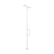 VEVOR Floor-to-Ceiling Transfer Pole 300 Lbs Capacity for 7-10 Ft Ceilings White