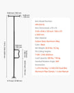 VEVOR Floor-to-Ceiling Transfer Pole 300 Lbs Capacity for 7-10 Ft Ceilings Black