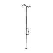 VEVOR Floor-to-Ceiling Transfer Pole 300 Lbs Capacity for 7-10 Ft Ceilings Black