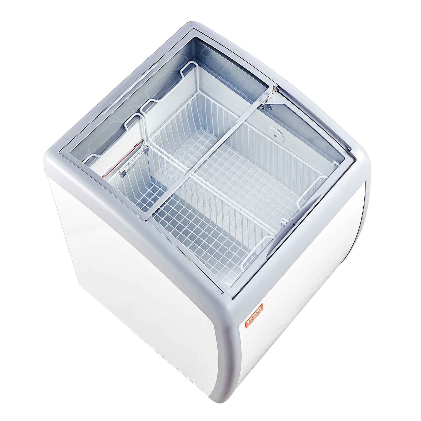 VEVOR 5.4 Cu.ft Commercial Ice Cream Display Case Gelato Dipping Freezer Cabinet