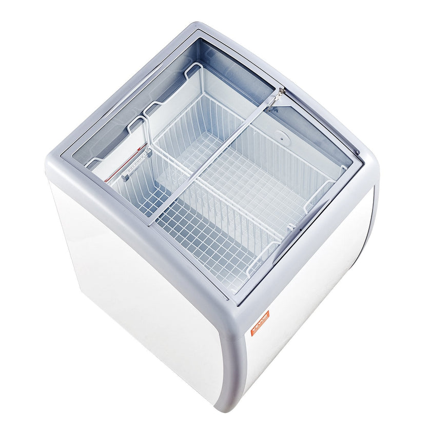VEVOR 5.4 Cu.ft Commercial Ice Cream Display Case Gelato Dipping Freezer Cabinet