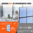 VEVOR Acoustic Room Divider Partition Panel Privacy Screen 2 Pack Indigo Blue