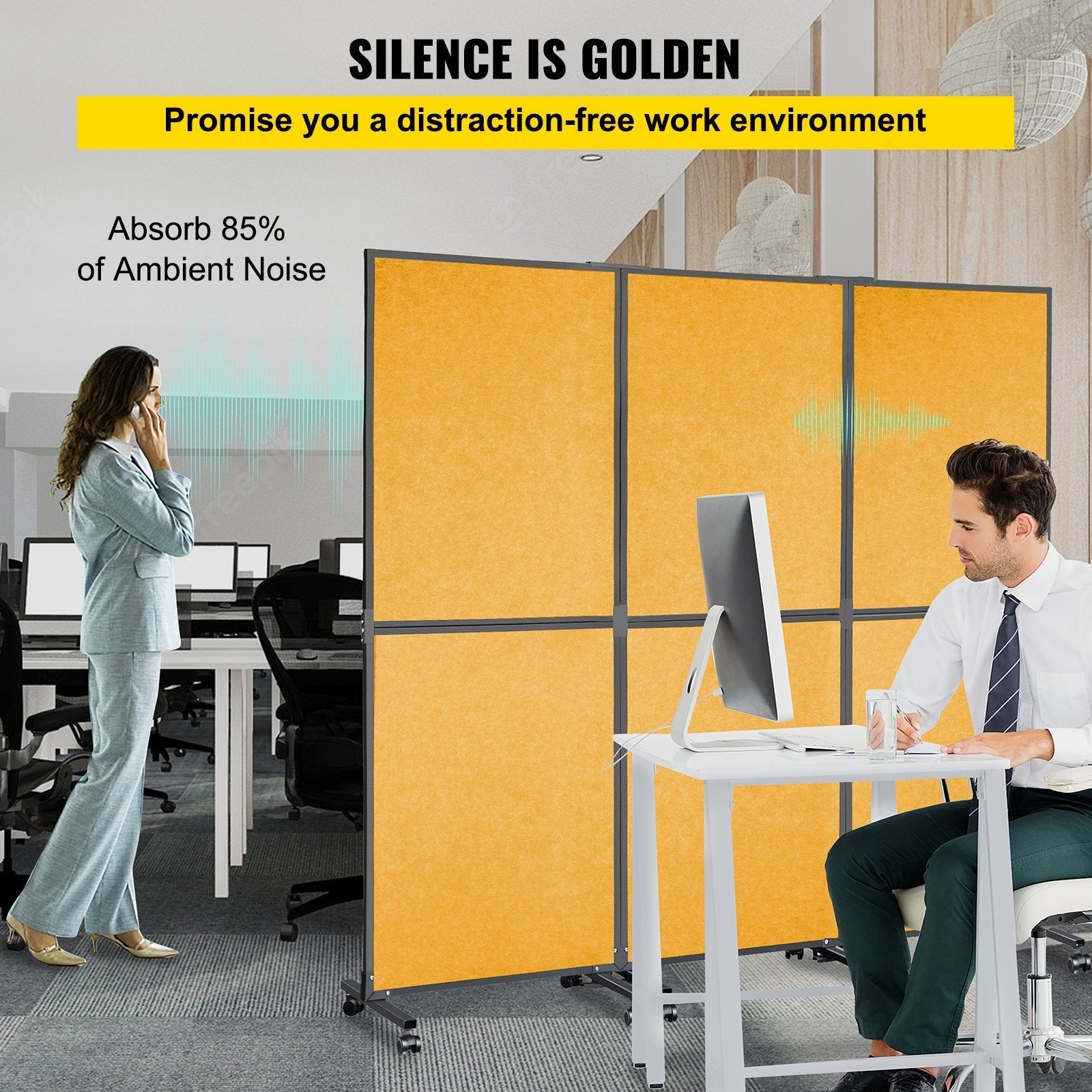 VEVOR Acoustic Room Divider 72
