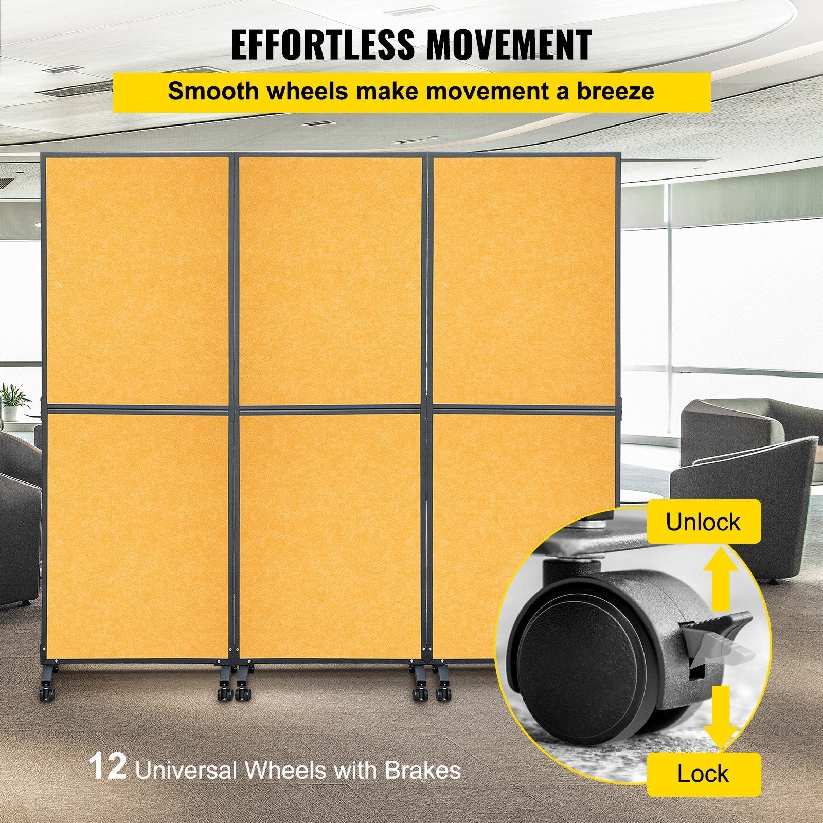 VEVOR Acoustic Room Divider 72