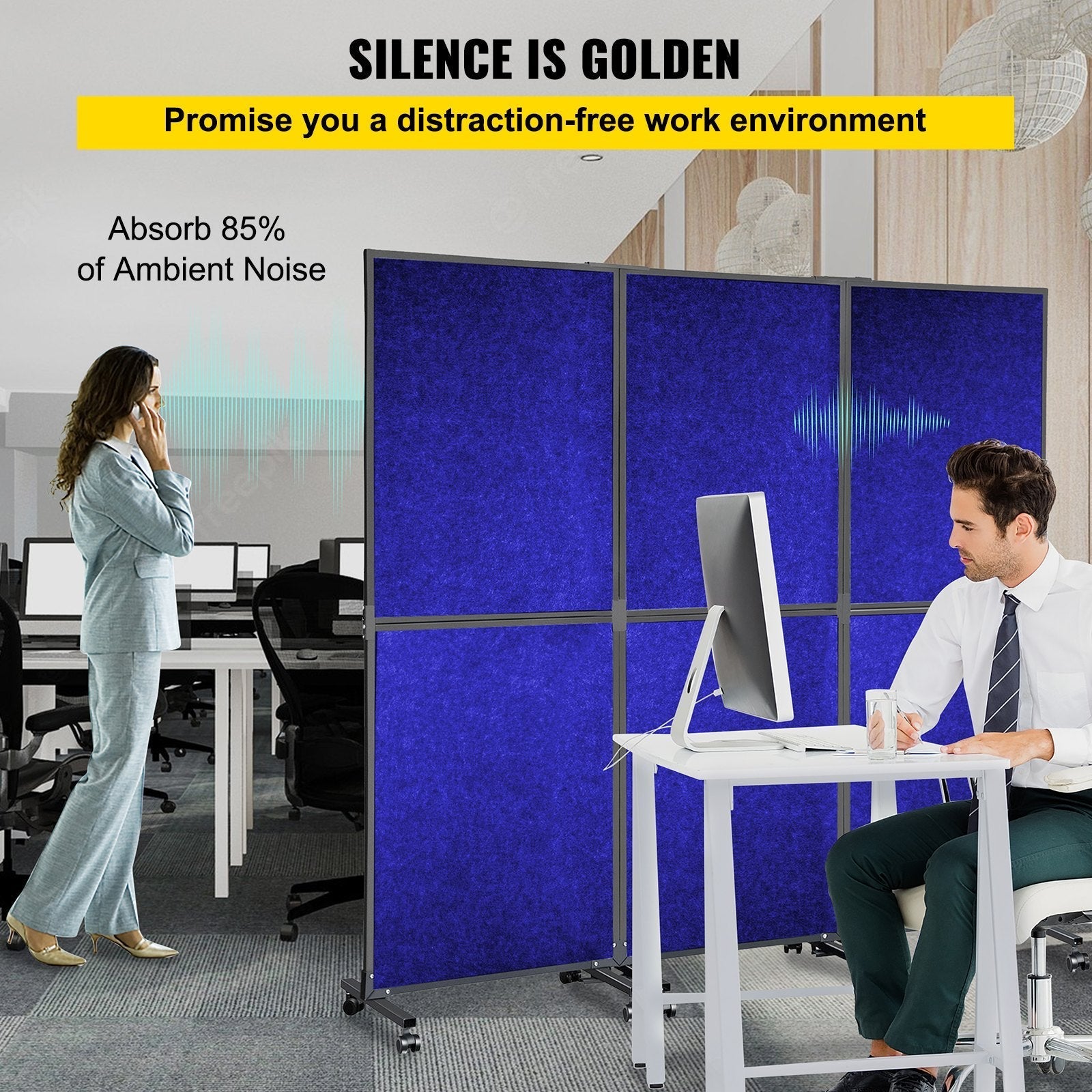 VEVOR Acoustic Room Divider 72