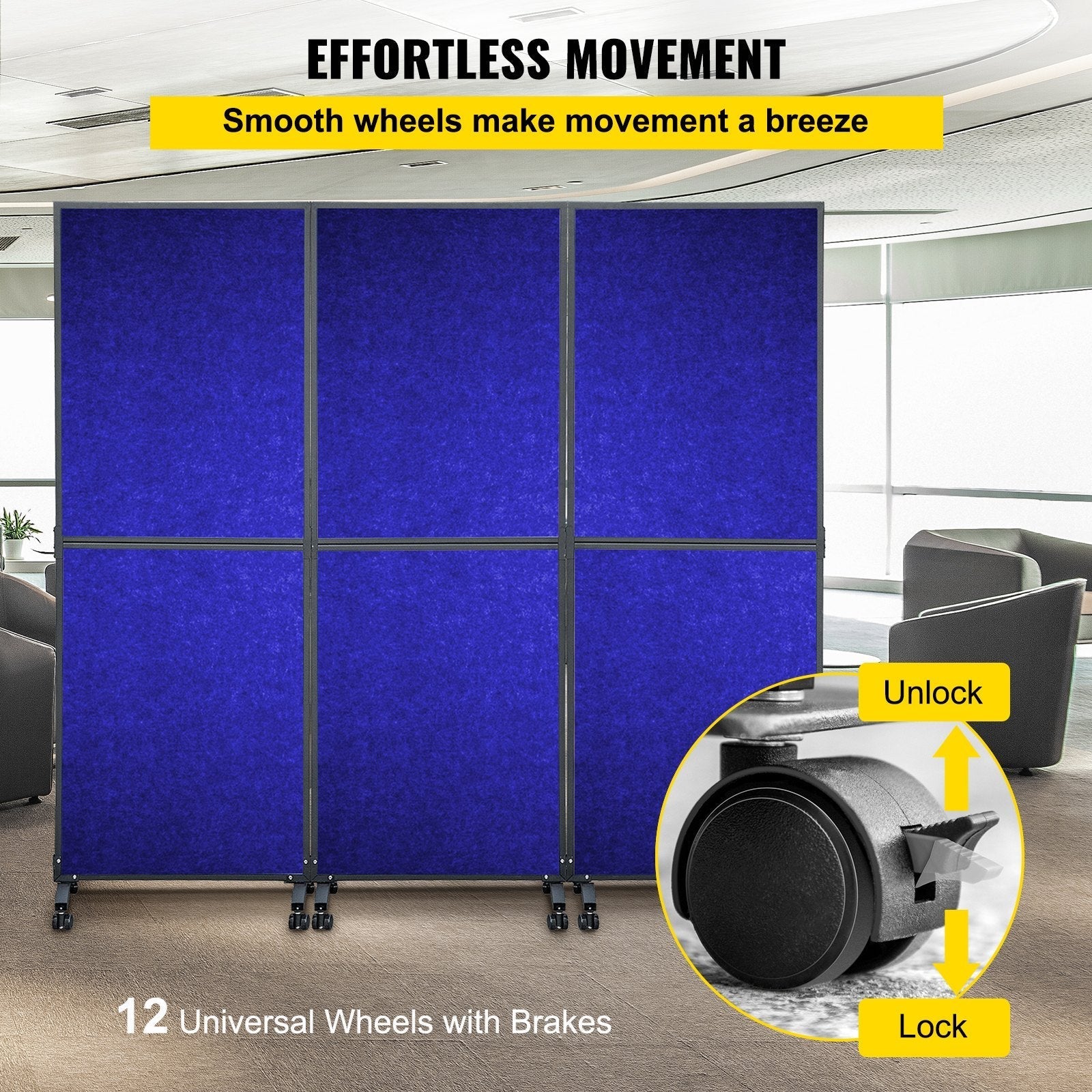 VEVOR Acoustic Room Divider 72