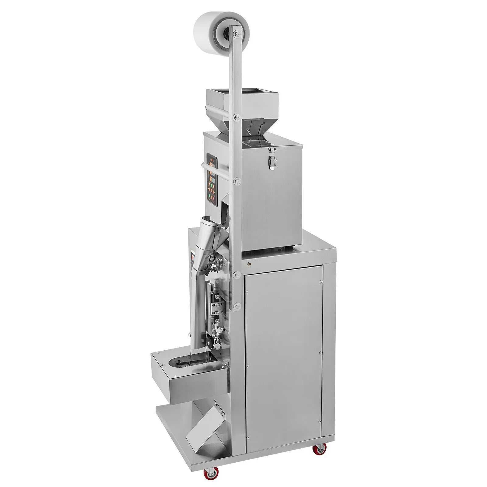 VEVOR Automatic Particle Packaging Machine, 0.002-0.22lbs/1-100g, Multi-Function Pouch Powder Sachet Weighting Filling Packing Machine, Powder Filler Machine for Tea Seeds Grains Flour Beans Glitter