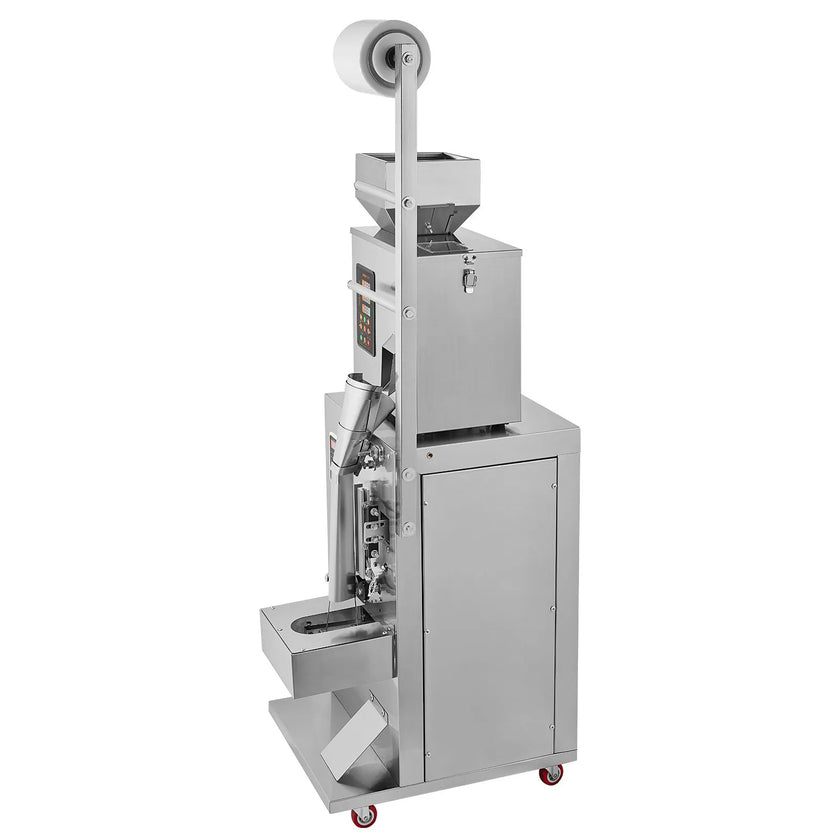 VEVOR Automatic Particle Packaging Machine, 0.002-0.22lbs/1-100g, Multi-Function Pouch Powder Sachet Weighting Filling Packing Machine, Powder Filler Machine for Tea Seeds Grains Flour Beans Glitter