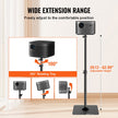 VEVOR Projector Stand Projector Floor Stand Adjustable Height from 30.3 to 63.4