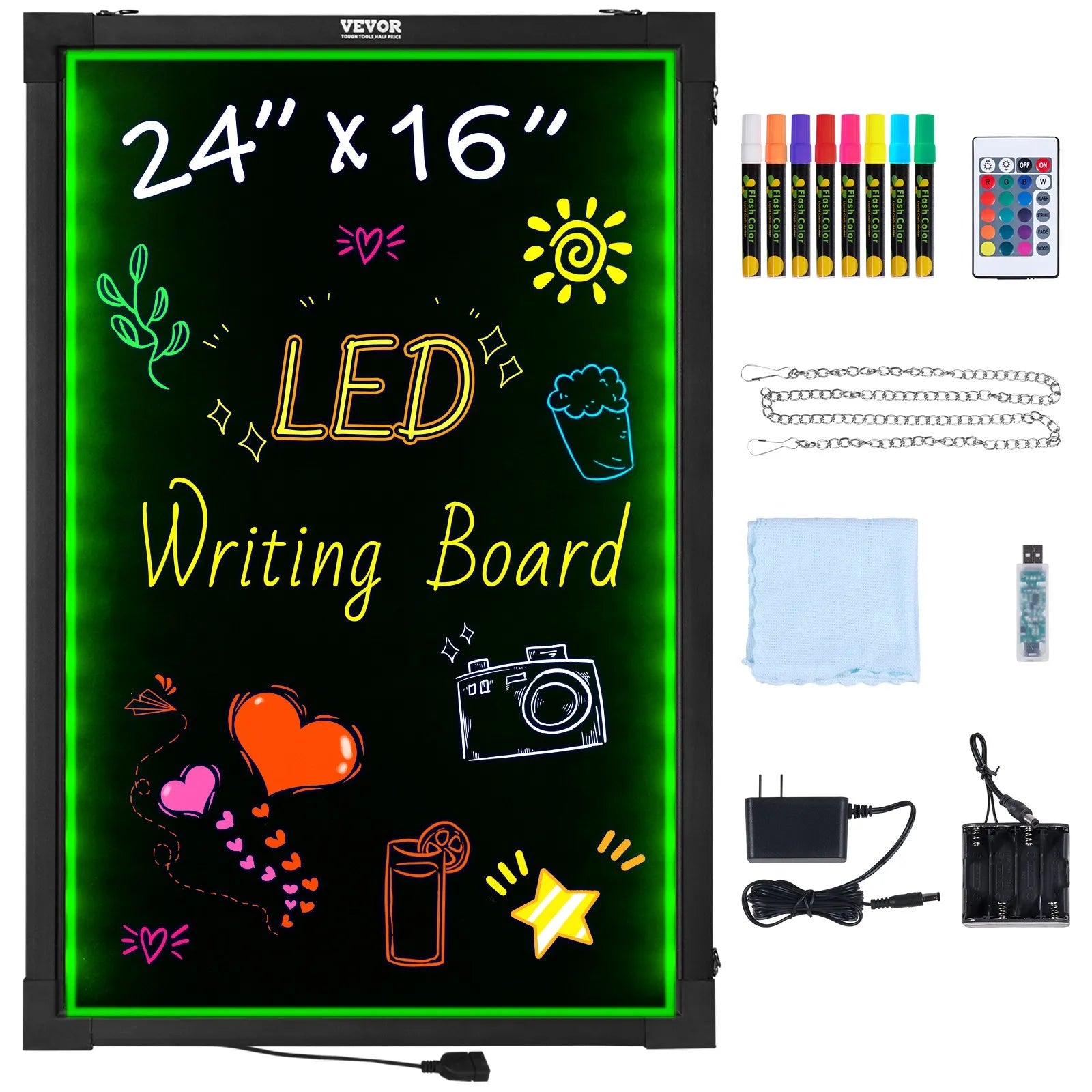 VEVOR LED Message Writing Board, 24