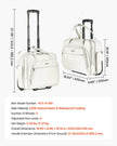 VEVOR Rolling Laptop Bag 15.6 Inch Wheeled Computer Bag for Travel Women Men