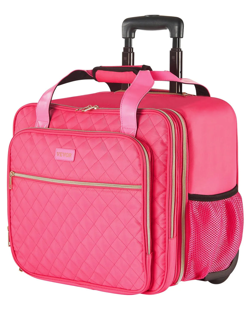 VEVOR Rolling Laptop Bag 17.3 Inch Wheeled Computer Bag for Travel Women Men
