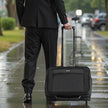 VEVOR Rolling Laptop Bag 17.3 Inch Wheeled Computer Bag for Women & Men Black