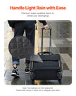 VEVOR Rolling Laptop Bag 17.3 Inch Wheeled Computer Bag for Women Men Black Gold
