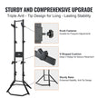 VEVOR 4 Bike Storage Rack, Free Standing Gravity Wall Vertical Bike Rack, Fully Adjustable Bike Rack Garage, Sturdy Steel & Easy Assemble, for Garage, Living Room, Shed, Holds Up to 260 lbs Black