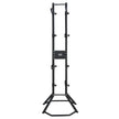 VEVOR 4 Bike Storage Rack, Free Standing Gravity Wall Vertical Bike Rack, Fully Adjustable Bike Rack Garage, Sturdy Steel & Easy Assemble, for Garage, Living Room, Shed, Holds Up to 260 lbs Black