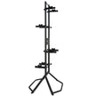 VEVOR 4 Bike Storage Rack, Free Standing Gravity Wall Vertical Bike Rack, Fully Adjustable Bike Rack Garage, Sturdy Steel & Easy Assemble, for Garage, Living Room, Shed, Holds Up to 260 lbs Black