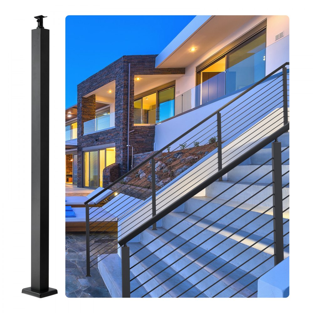 VEVOR Cable Rail Post,  42 x 1.97 x 1.97