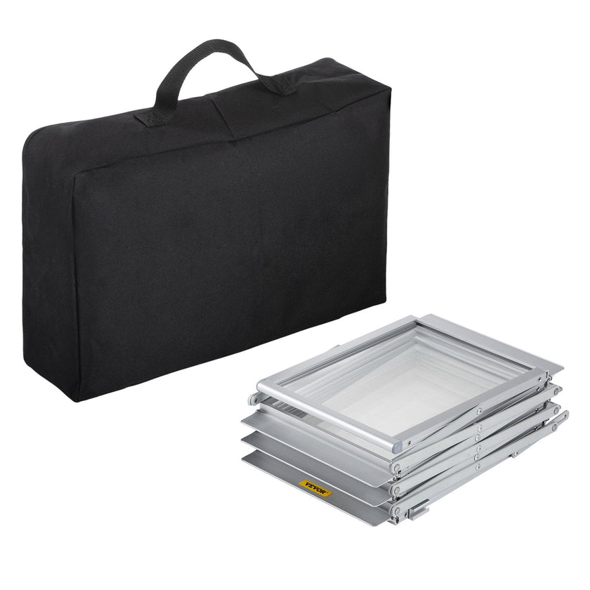VEVOR Literature Rack, 6 Pockets, Pop up Aluminum Magazine Rack, Lightweight Catalog Holder Stand w/ Carrying Bag for Hotel, Trade Show, Exhibition, Office, Retail Store