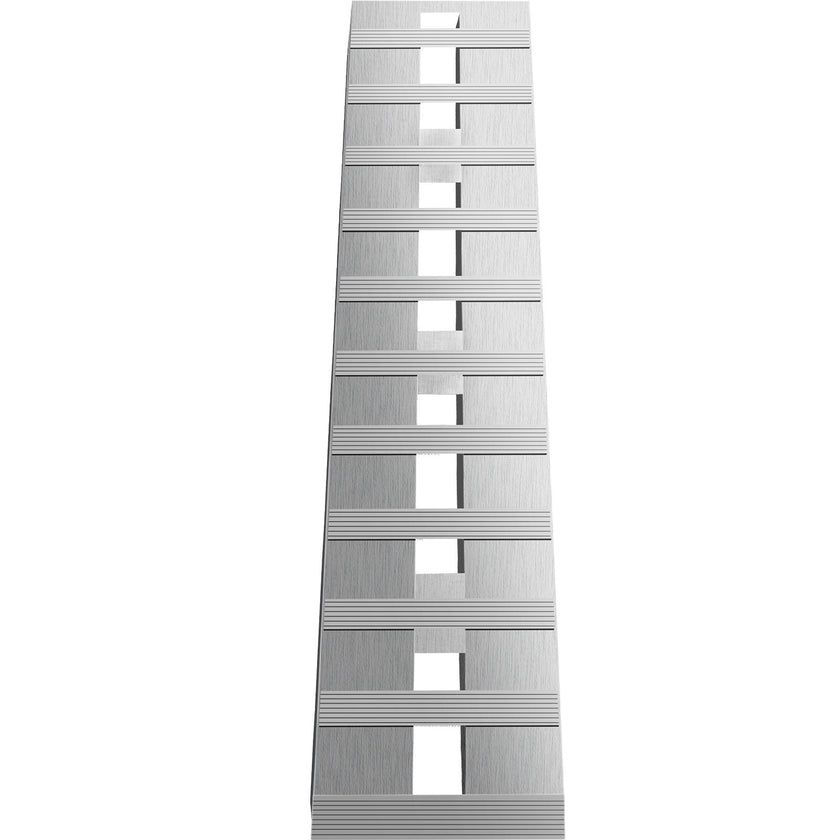 VEVOR 60'' X 12''X 2.5'' Aluminum Trailer Ramps 6000LBS Total Beavertail Hook End 1 Pair 2 Ramps