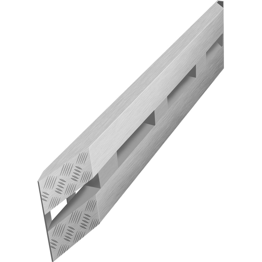VEVOR 60'' X 12''X 2.5'' Aluminum Trailer Ramps 6000LBS Total Beavertail Hook End 1 Pair 2 Ramps