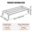 VEVOR Aluminum Dunnage Rack Stationary Dunnage Rack 48” x 20” x 8” Storage Rack
