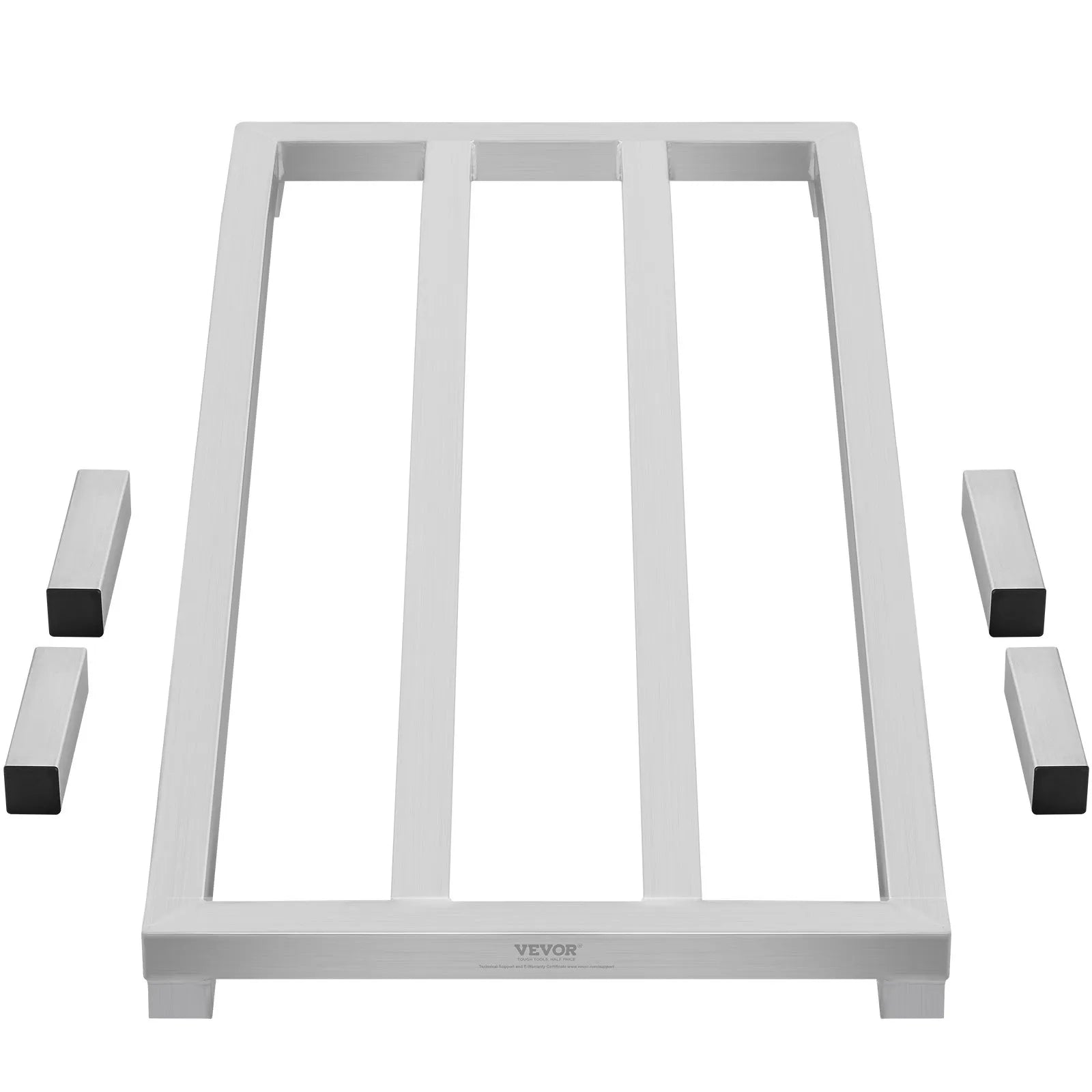 VEVOR Aluminum Dunnage Rack Stationary Dunnage Rack 48” x 20” x 8” Storage Rack