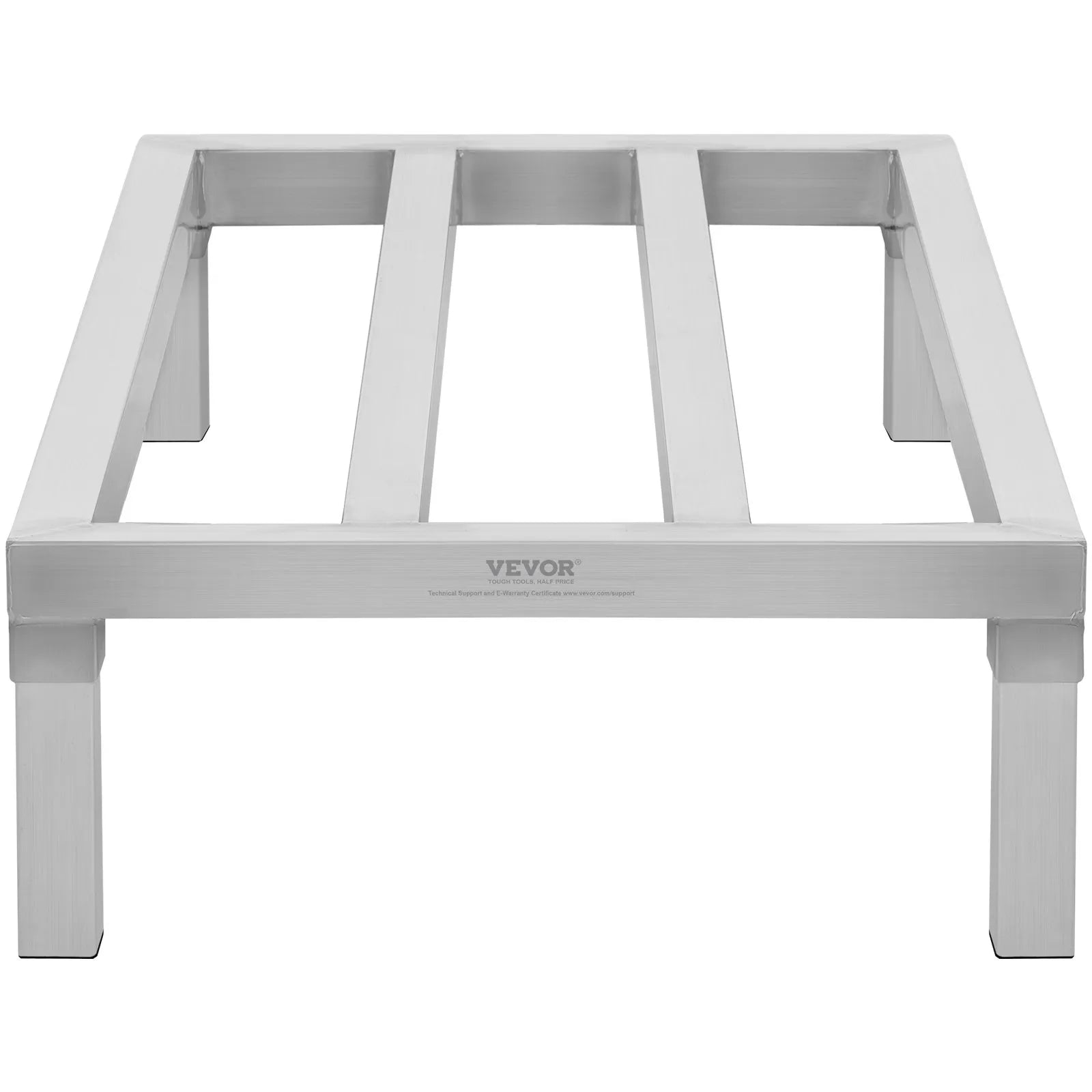 VEVOR Aluminum Dunnage Rack Stationary Dunnage Rack 48” x 20” x 8” Storage Rack