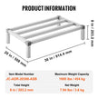 VEVOR Aluminum Dunnage Rack Stationary Dunnage Rack 36” x 20” x 8” Storage Rack