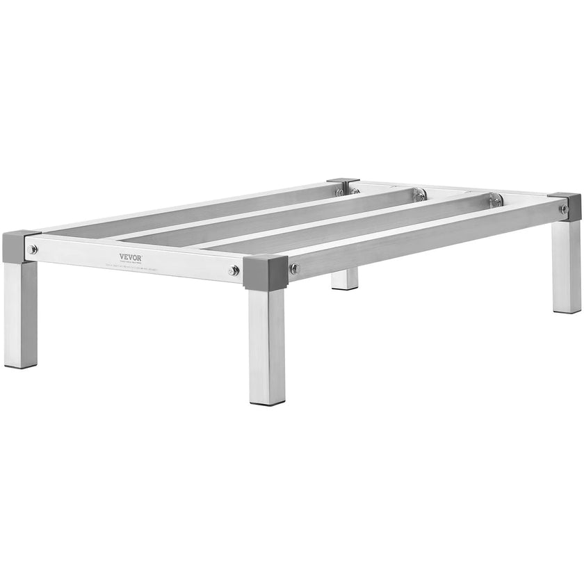 VEVOR Aluminum Dunnage Rack Stationary Dunnage Rack 36” x 20” x 8” Storage Rack