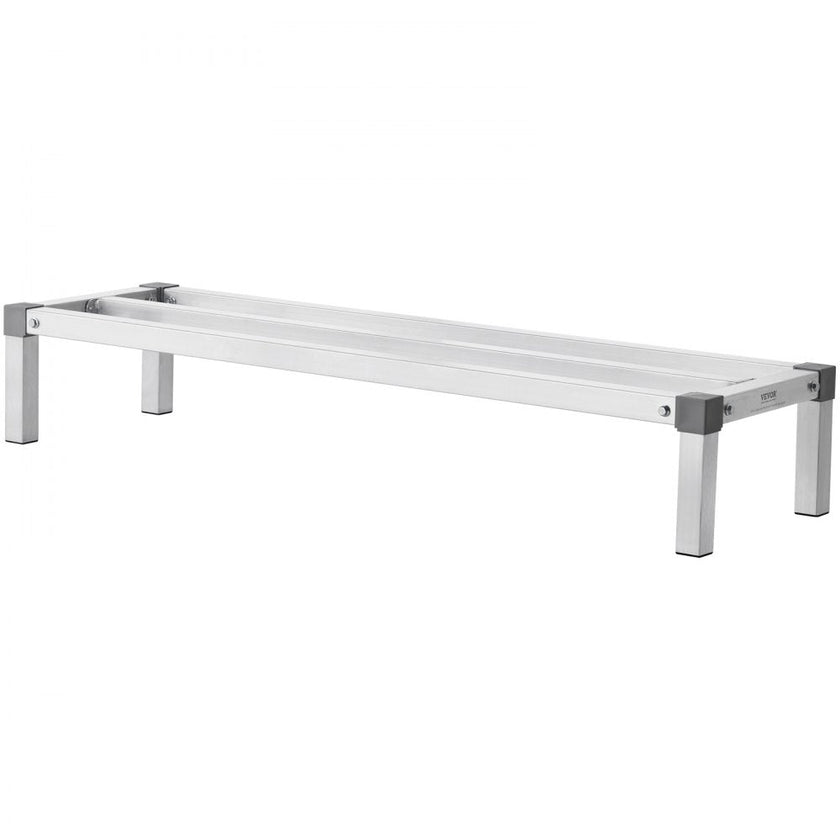 VEVOR Aluminum Dunnage Rack Stationary Dunnage Rack 48” x 14” x 8” Storage Rack