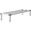 VEVOR Aluminum Dunnage Rack Stationary Dunnage Rack 48” x 14” x 8” Storage Rack