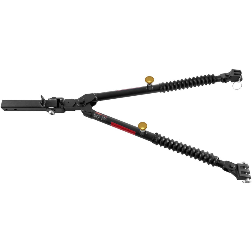 VEVOR Tow Bar Bumper Mount Tow Bar 10000 lbs Fits 2-inch Connector with Ropes