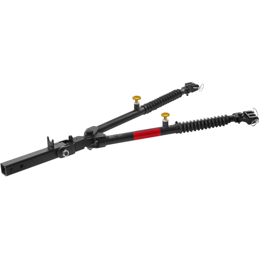 VEVOR Tow Bar Bumper Mount Tow Bar 7500 lbs Fits 2-inch Connector with Ropes