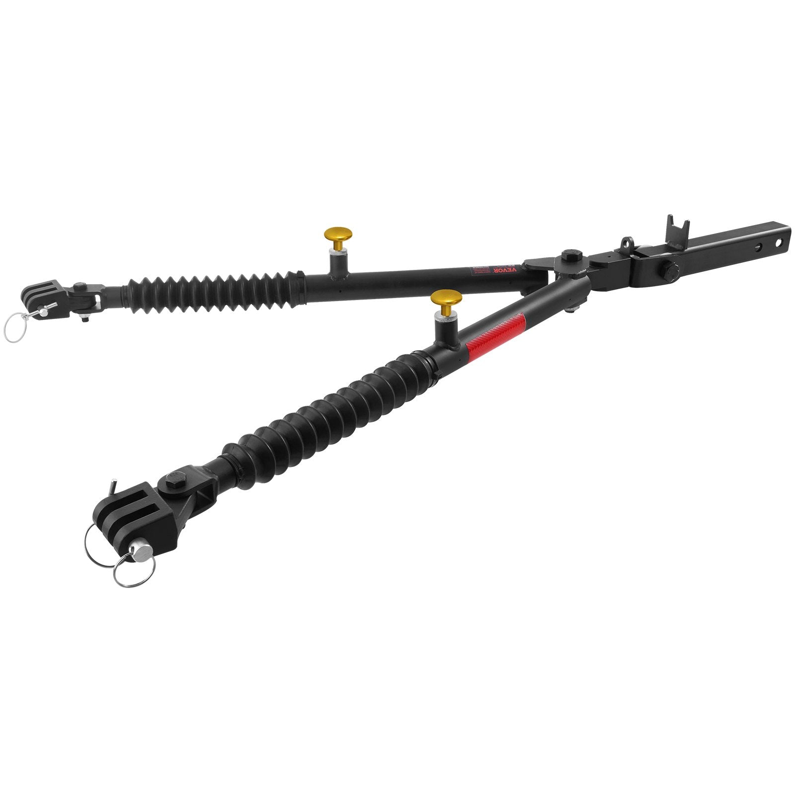 VEVOR Tow Bar Bumper Mount Tow Bar 7500 lbs Fits 2-inch Connector with Ropes