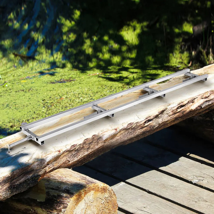 VEVOR Rail Mill Guide System 9 ft Chainsaw Milling Rail Guide 4 Crossbar Kits