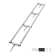 VEVOR Rail Mill Guide System 9 ft Chainsaw Milling Rail Guide 4 Crossbar Kits