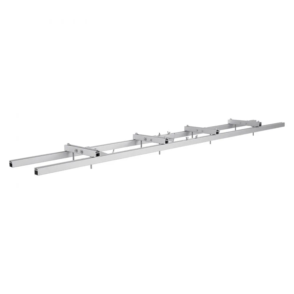 VEVOR Rail Mill Guide System 9 ft Chainsaw Milling Rail Guide 4 Crossbar Kits