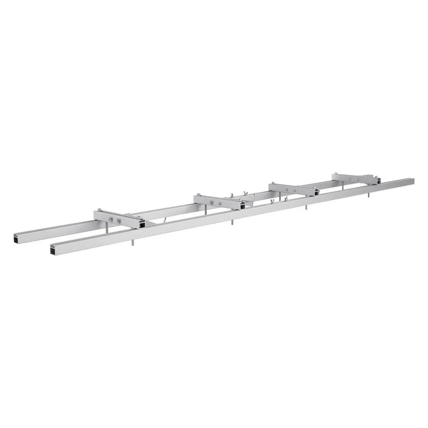 VEVOR Rail Mill Guide System 9 ft Chainsaw Milling Rail Guide 4 Crossbar Kits