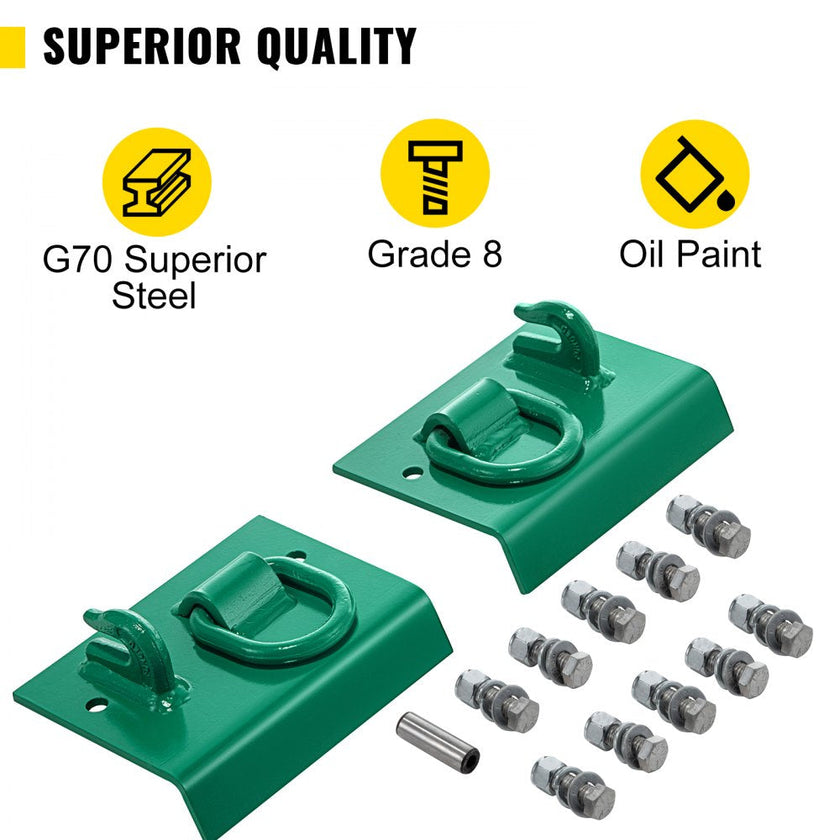 VEVOR Tractor Bolt on Hooks, 1/4\